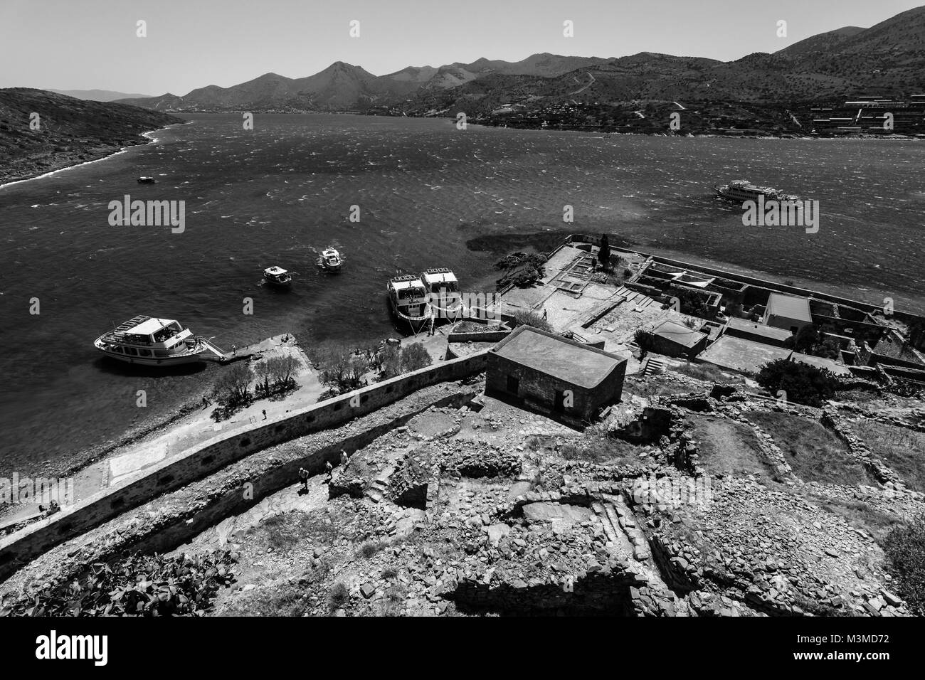 Spinalonga Black and White Stock Photos & Images - Alamy