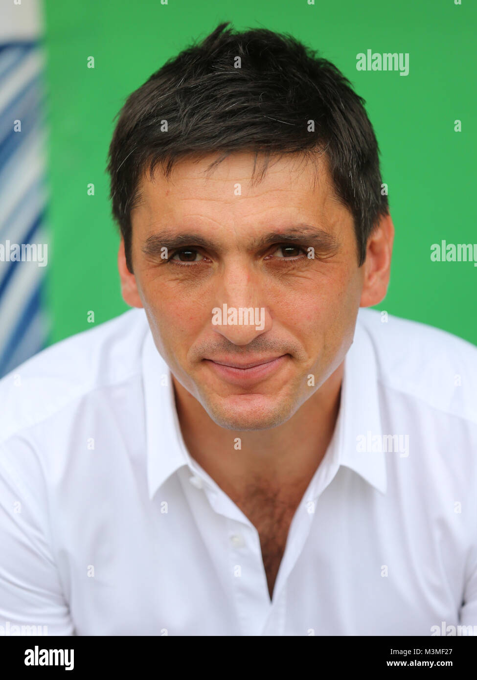 Cheftrainer Tayfun Korkut (1.FC Kaiserslautern, 2.Bundesliga - Saison 2016-17) beim DFB-Pokal  2016/17 - 1. Runde - Hallescher FC gegen 1.FC Kaiserslautern Stock Photo