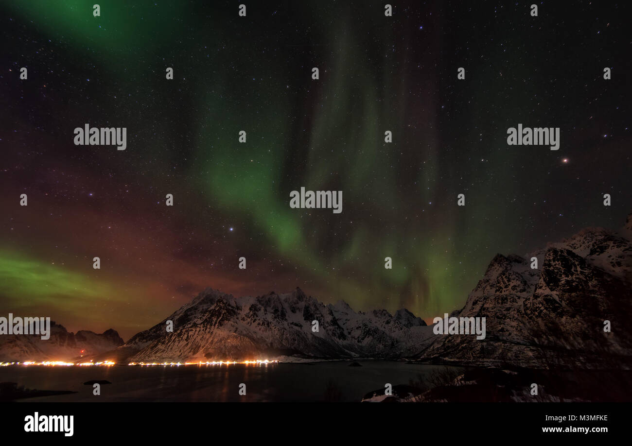 Lofoten Islands Northern Lights - Aurora Borealis Norway taken in 2016 ...