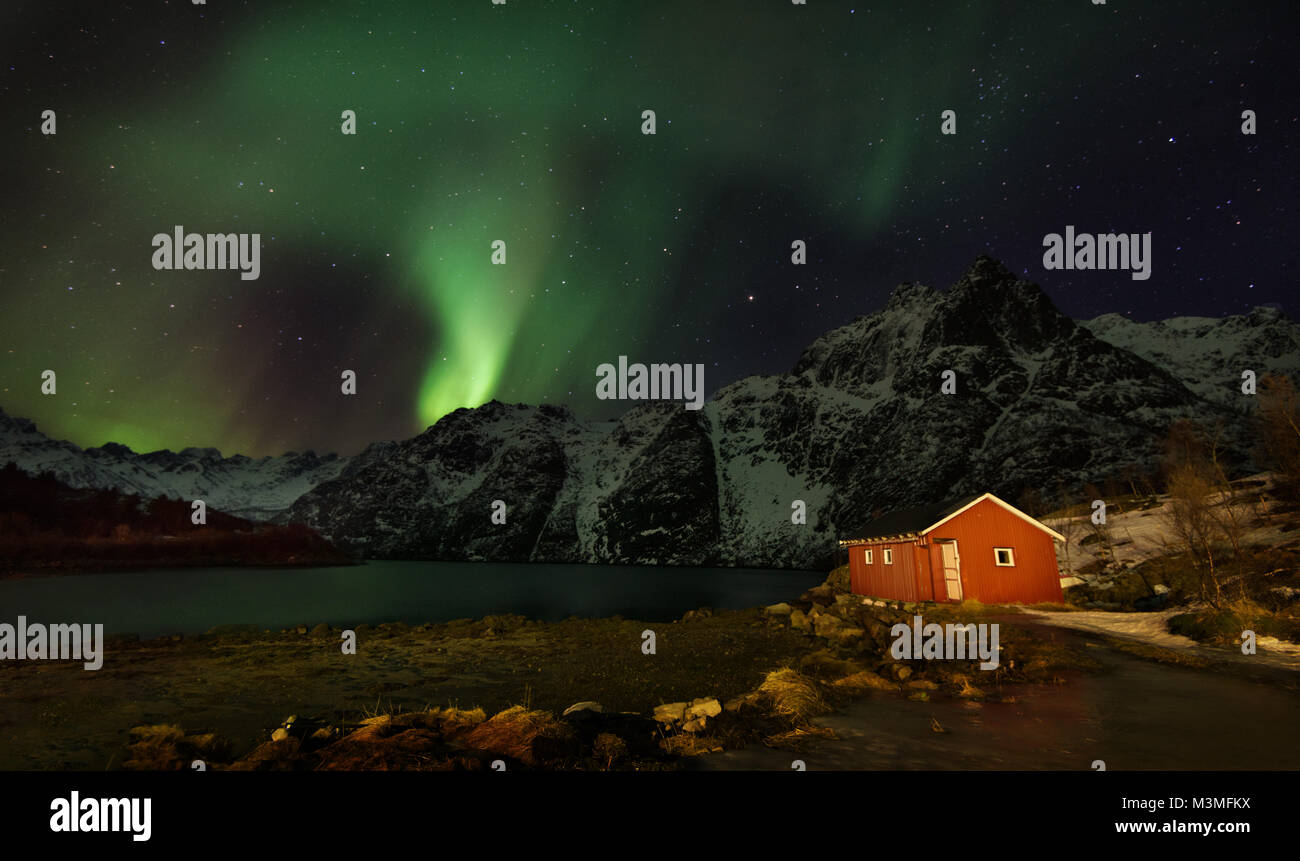 Lofoten Islands Northern Lights - Aurora Borealis Norway taken in 2016 ...