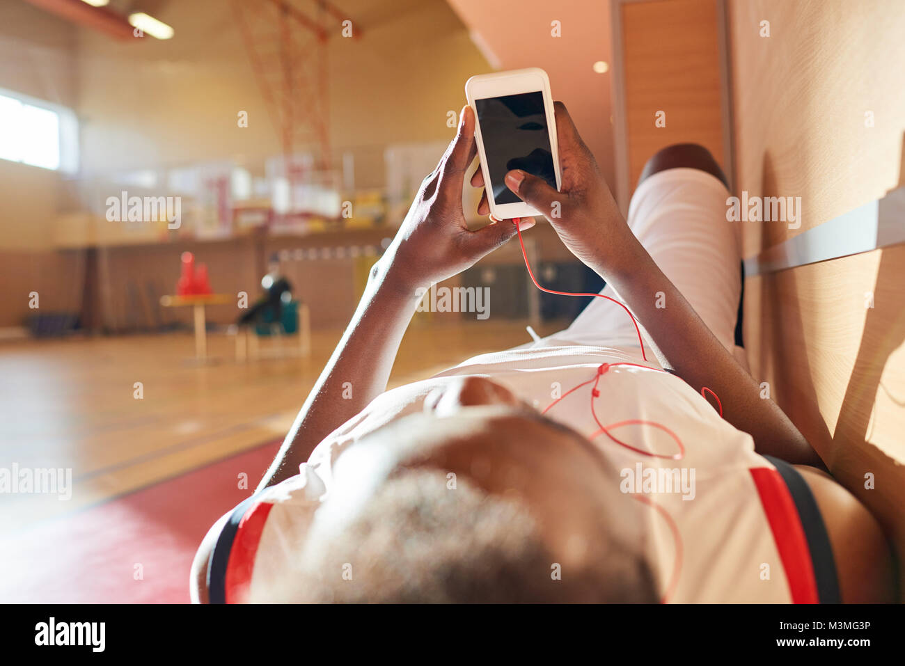 African american sportsman using hi-res stock photography and images ...