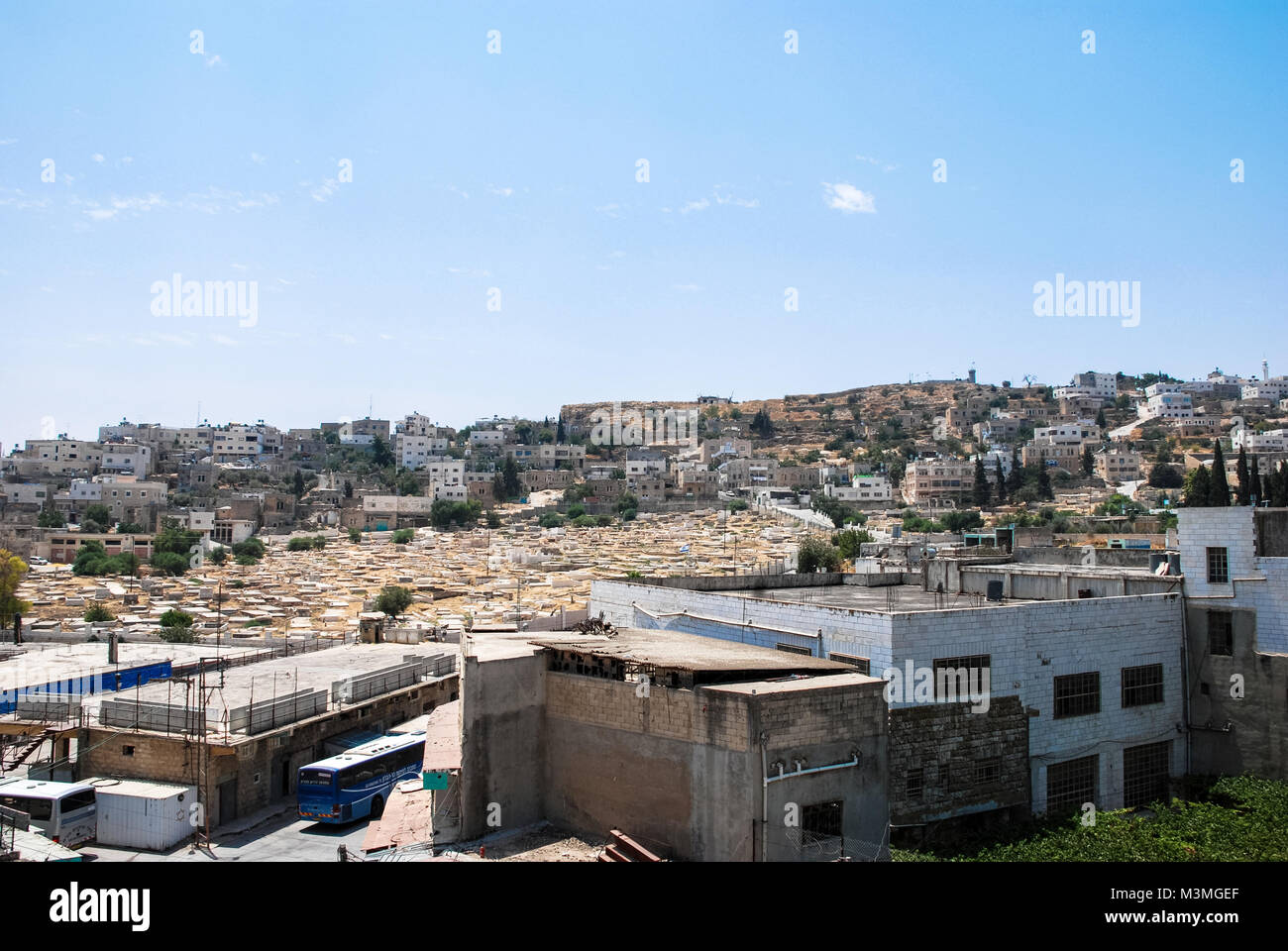 HEBRON, ISRAEL AUGUST 04, 2010 Horizontal picture of old buildings