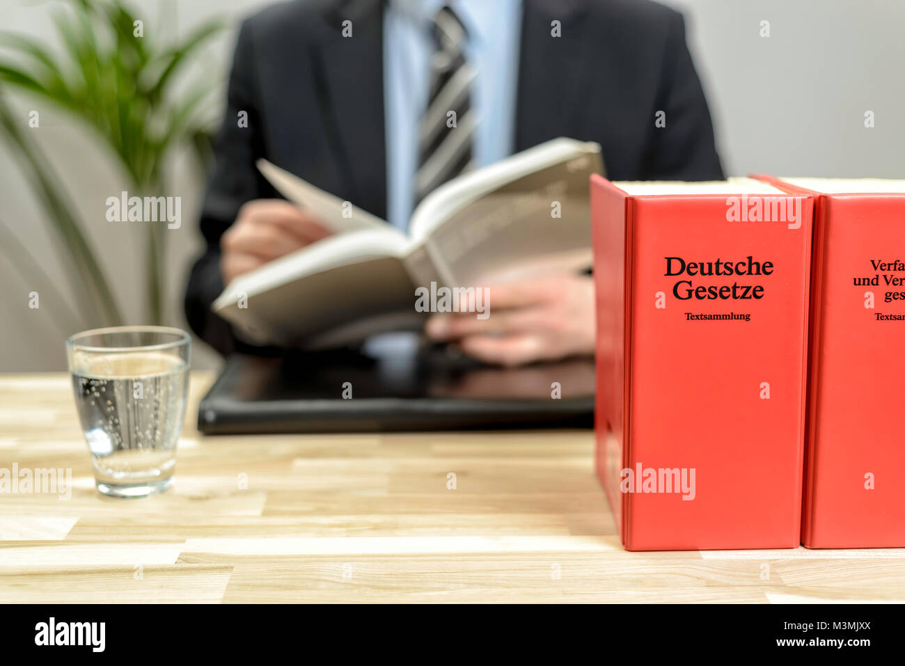 office of a german lawyer with legal books Stock Photo Alamy