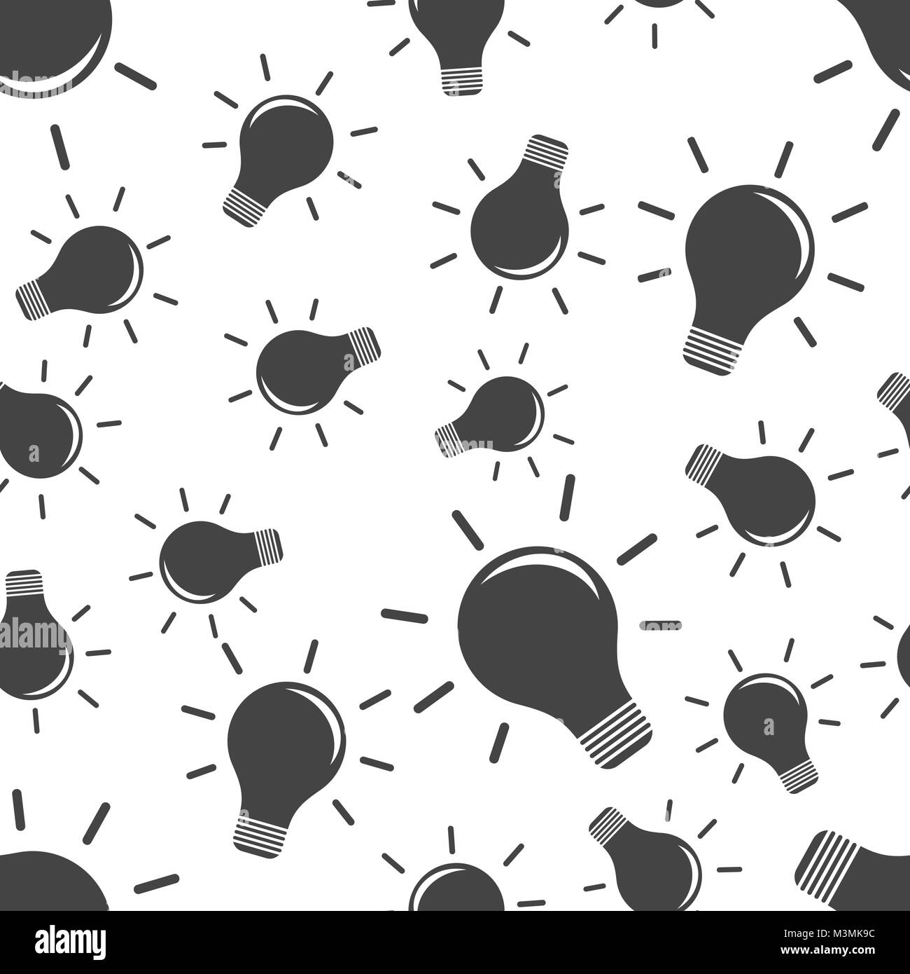 Light bulb seamless pattern Stock Vector Images - Alamy