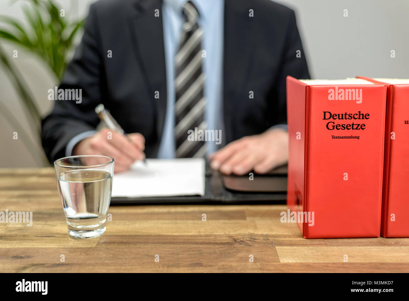 office of a german lawyer with legal books Stock Photo - Alamy