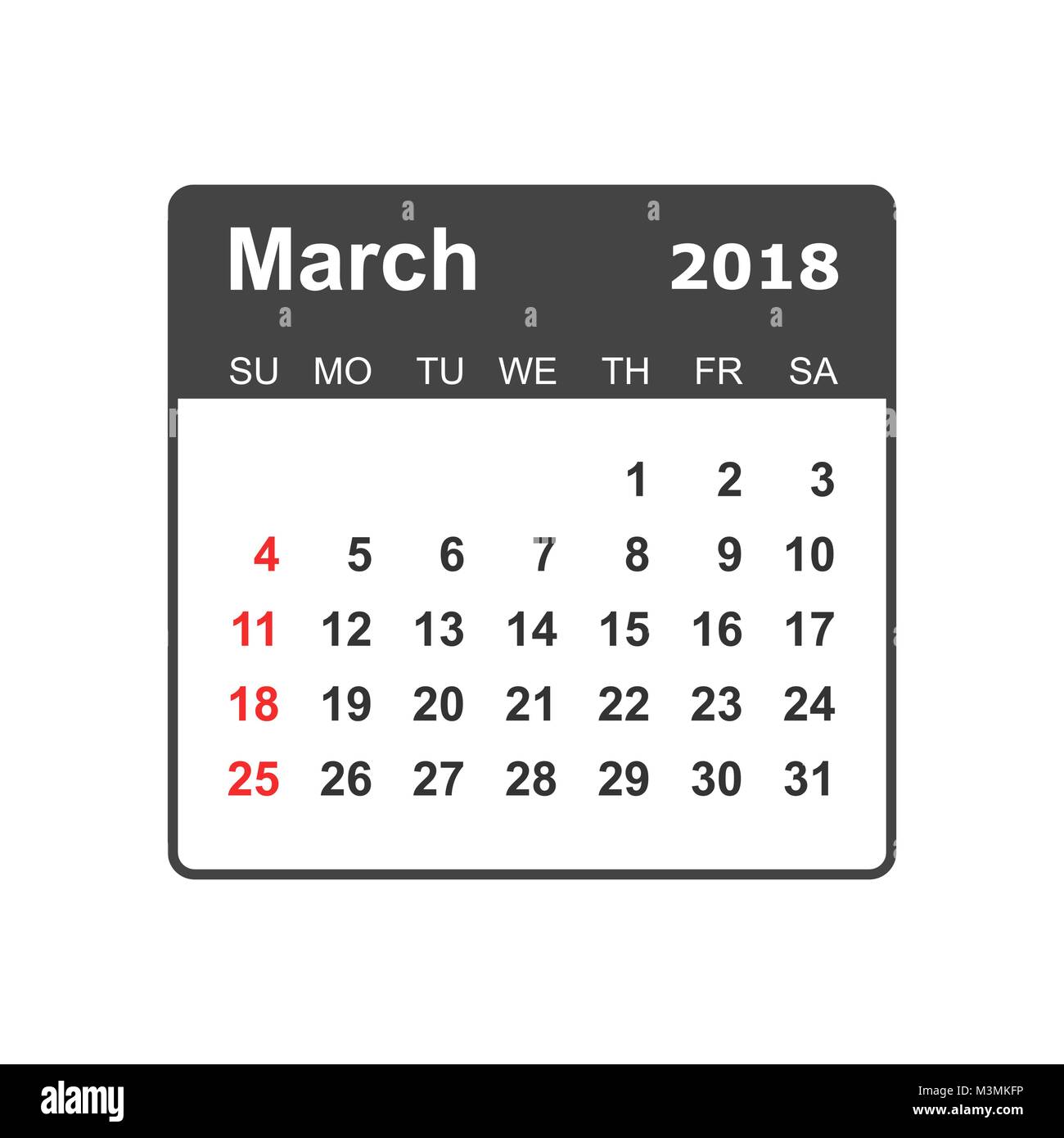 march-2018-calendar-calendar-planner-design-template-week-starts-on