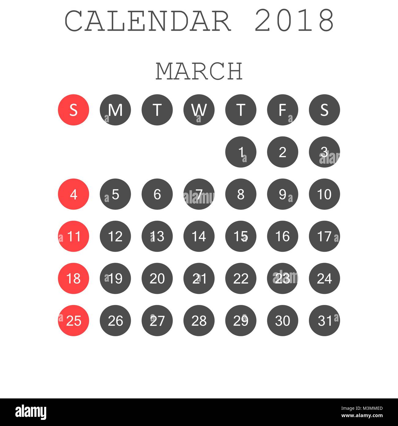march-2018-calendar-calendar-planner-design-template-week-starts-on