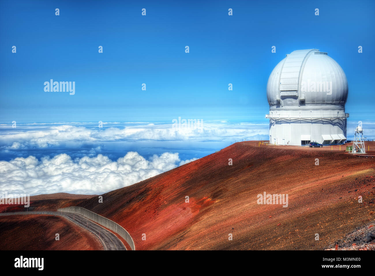 Mauna Kea Observatories Hawaii taken in 2015 Stock Photo Alamy
