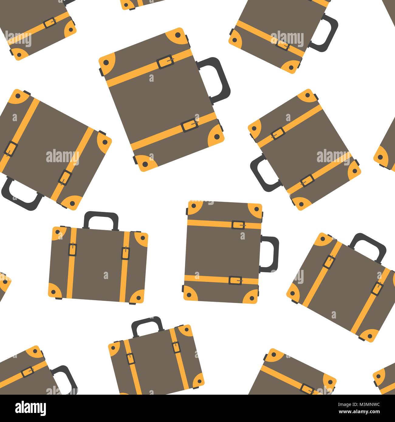 Suitcase seamless pattern background. Business flat vector illustration ...