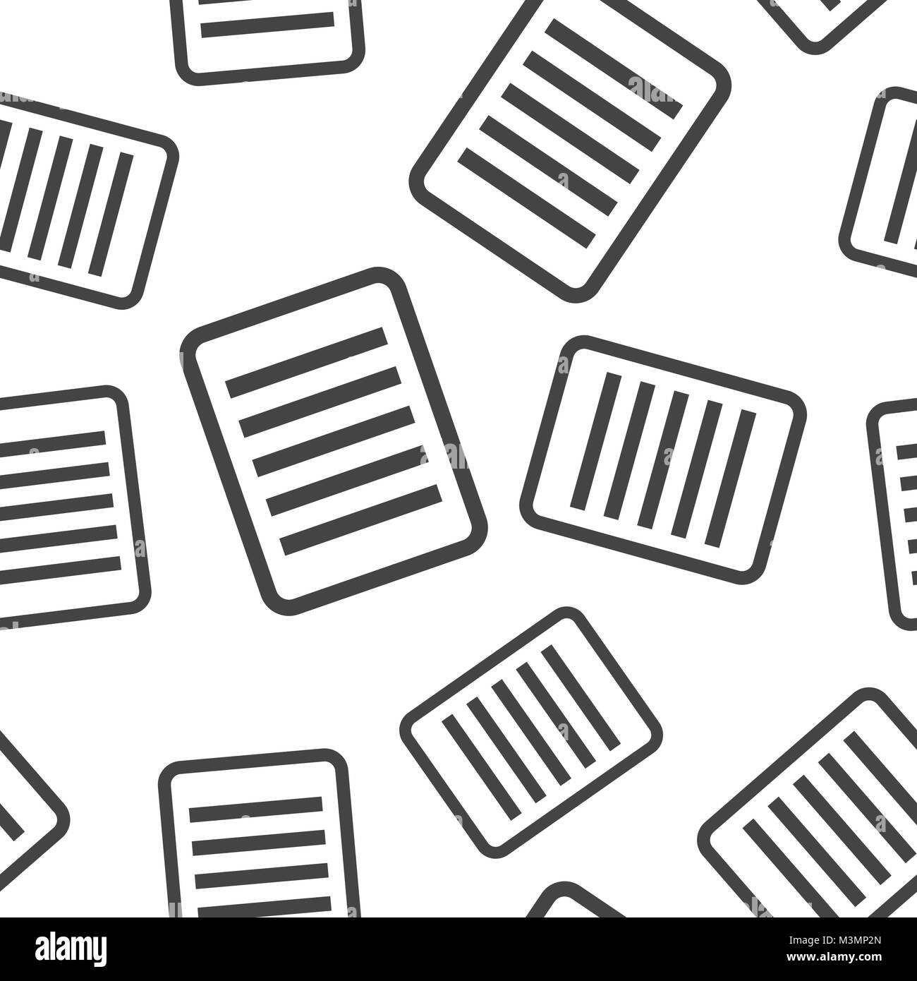 Document seamless pattern background. Business flat vector illustration ...