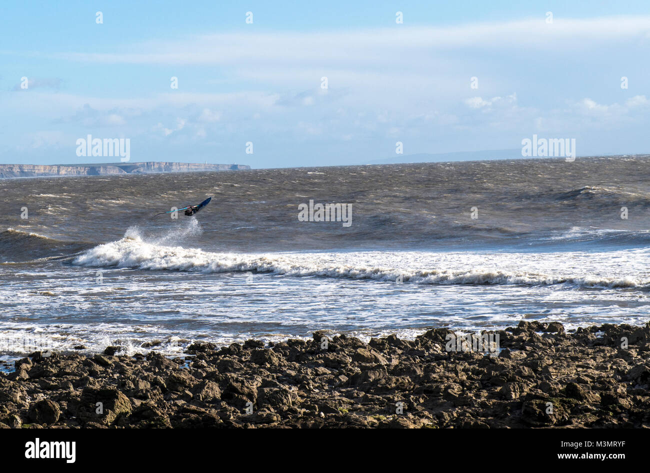 Treco Ray Surfer at trecco bay hi-res stock photography and images - Alamy