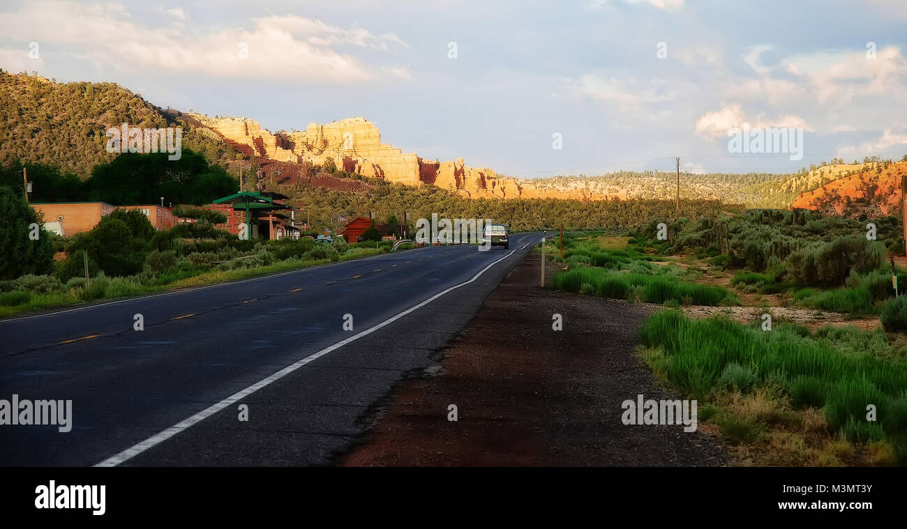 Bryce Canyon, Utah, USA - 18th of August 2010: Hotels at Bryce Canyon taken in 2015 Stock Photo