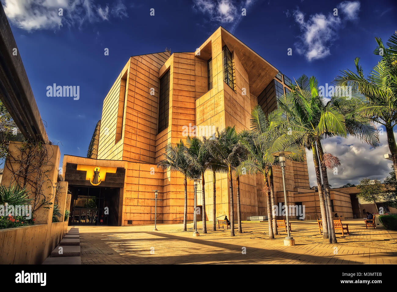 Cathedral of our Lady of the Angles taken in 2015 Stock Photo