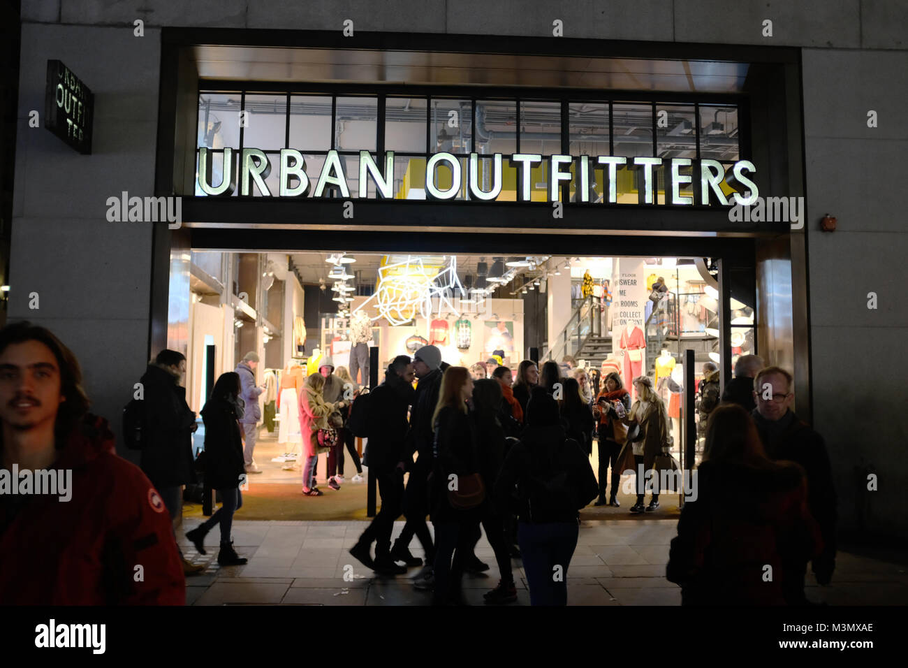 Urban Outfitters clothing store on Oxford Street, London, England, UK ...