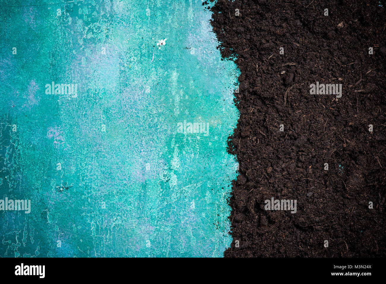 Gardening soil border background Stock Photo Alamy