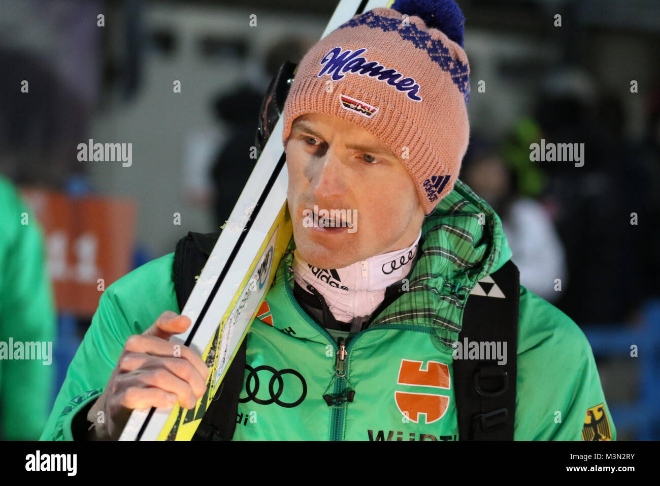 Severin Freund (WSV DJK Rastbüchl) beim Auftaktspringen Vierschanzentournee Oberstdorf 2016 Stock Photo