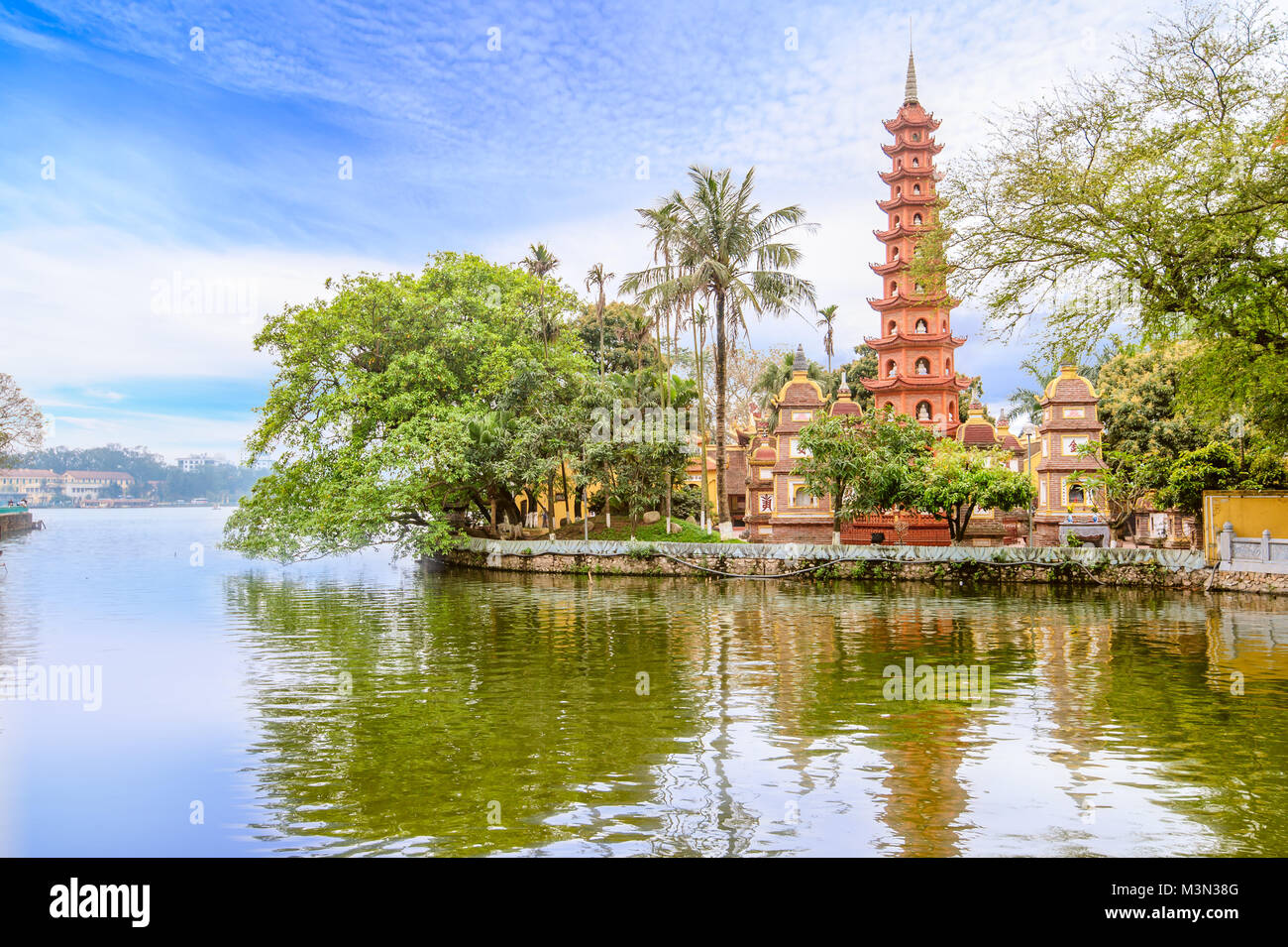 Tran Quoc Pagoda, Hanoi, Vietnam Stock Photo
