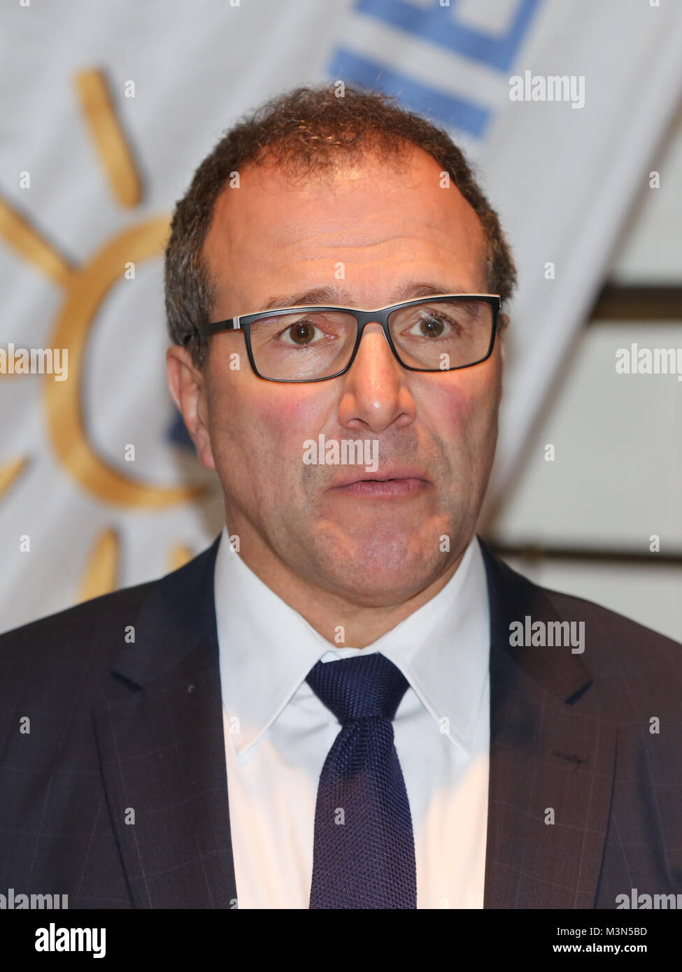 Bundespräsidentenkandidat Alexander Hold (Freie Wähler) zu Besuch bei den Freien Wählern Sachsen-Anhalt am 15.01.2017  in Magdeburg Stock Photo