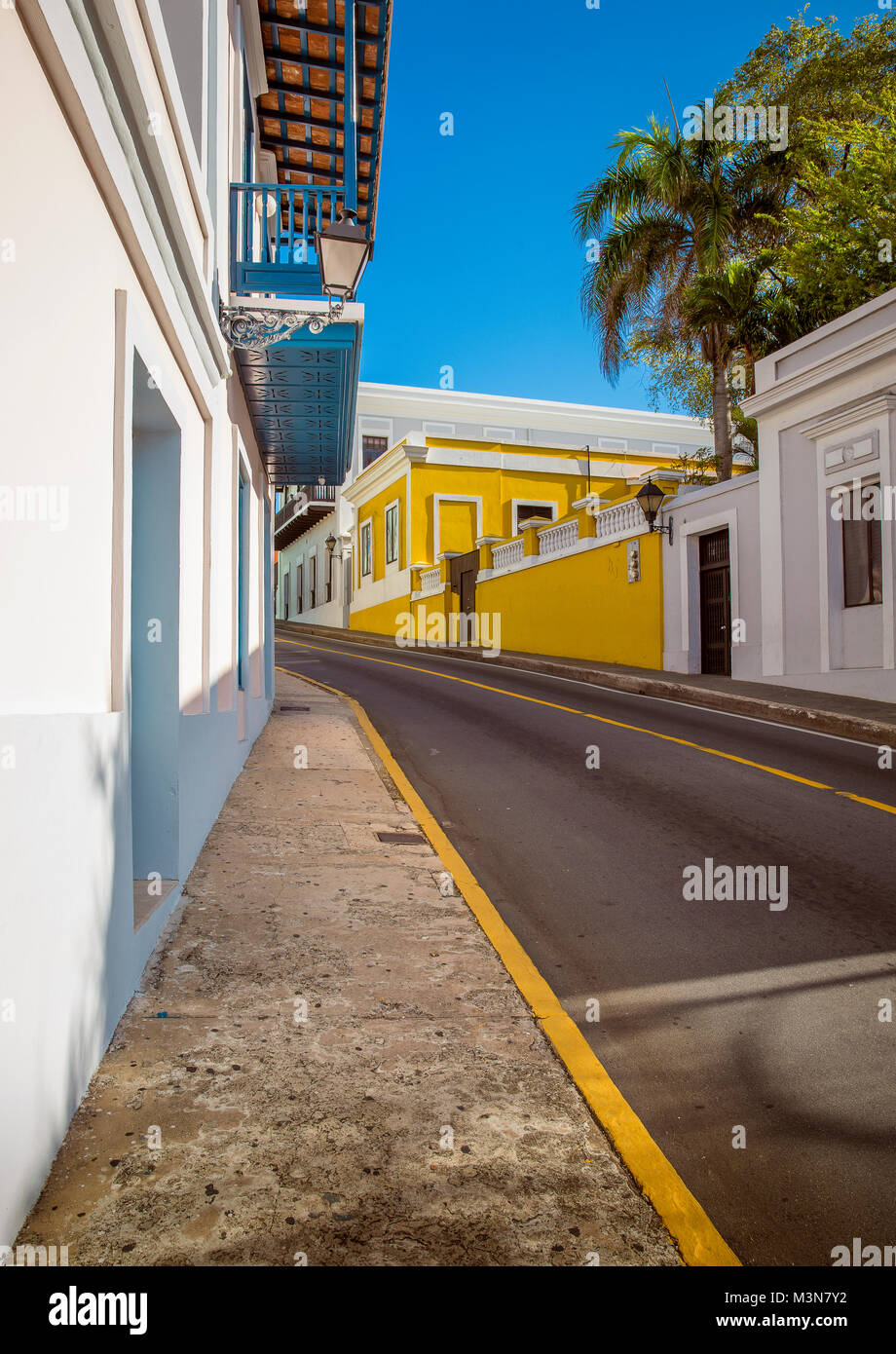 Street in Old San Juan, Puerto Rico Stock Photo - Alamy