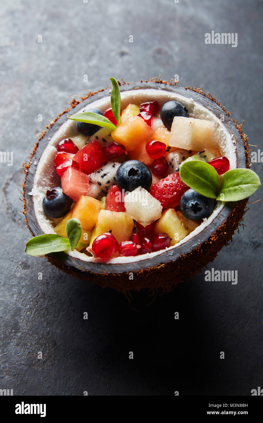 Fruit salad Stock Photo