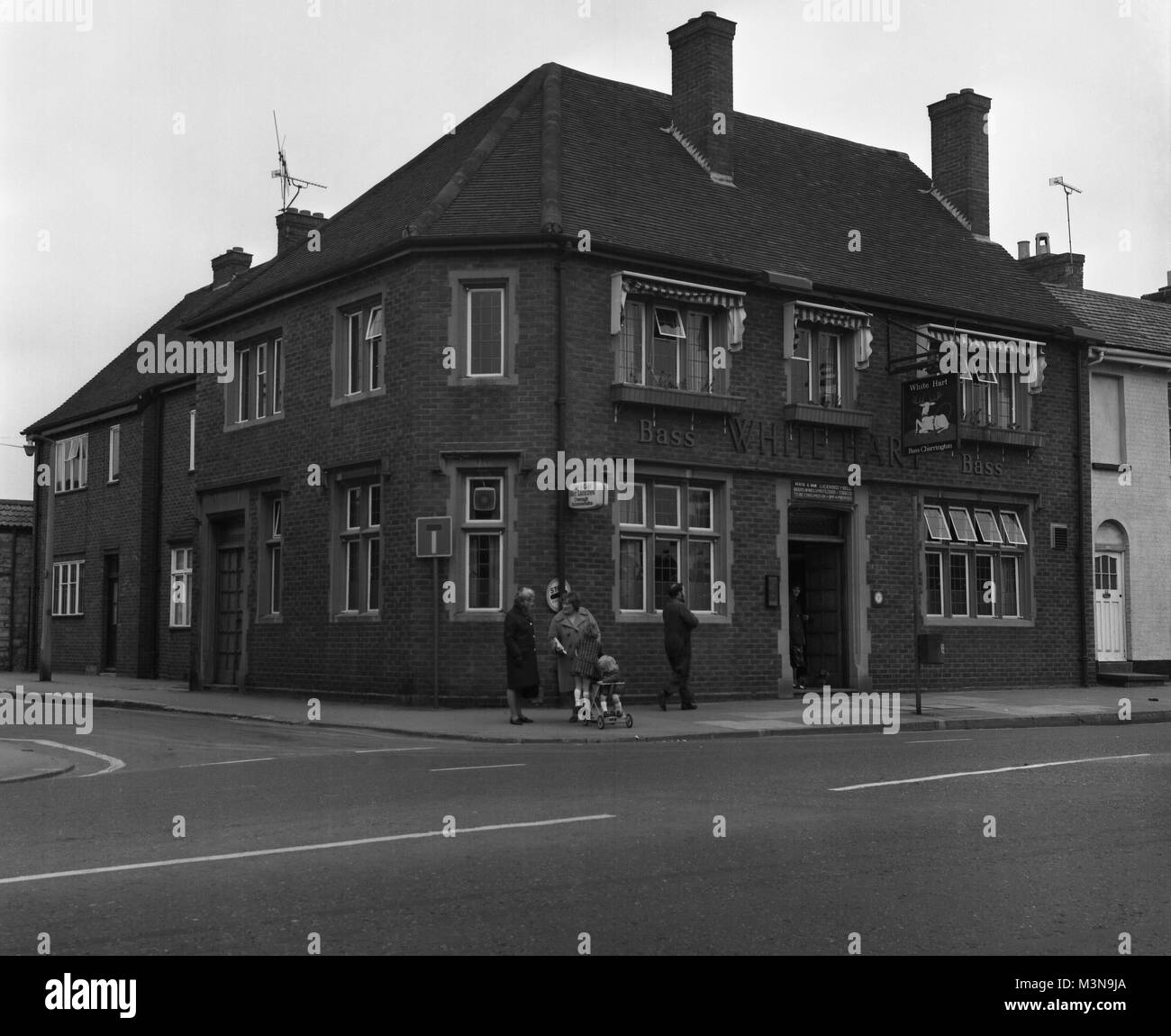 White Hart Taunton in 1974 number 0205 Stock Photo