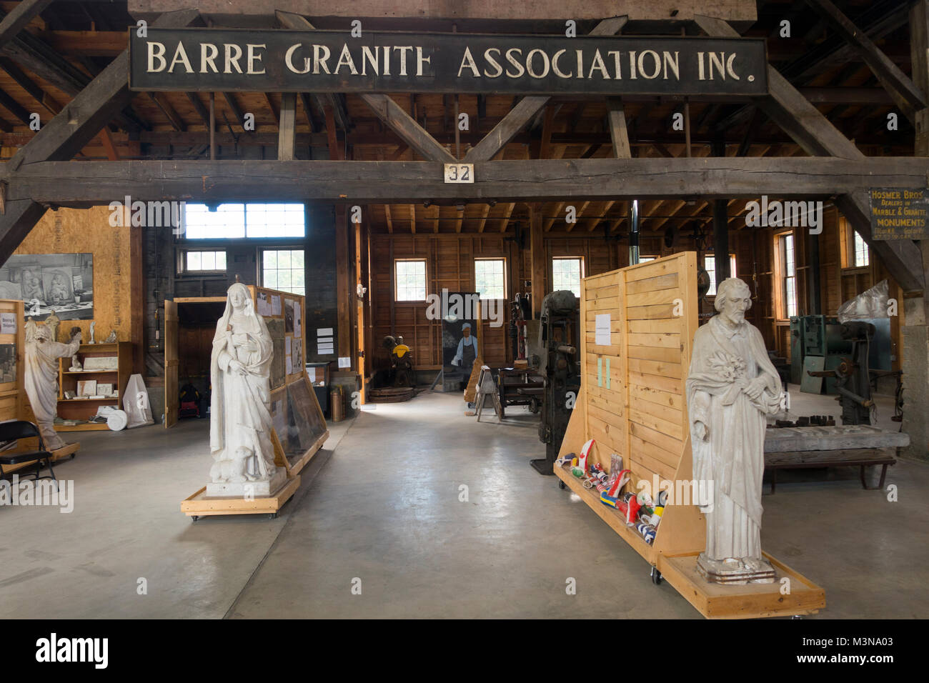 Vermont Granite Museum Barre Stock Photo Alamy