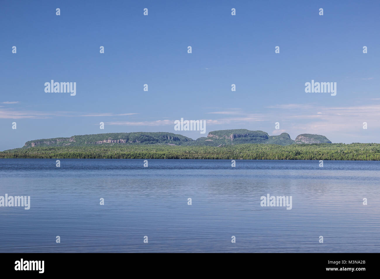 Sleeping Giant Mountain, Ontario, Canada, Lake Superior Stock Photo