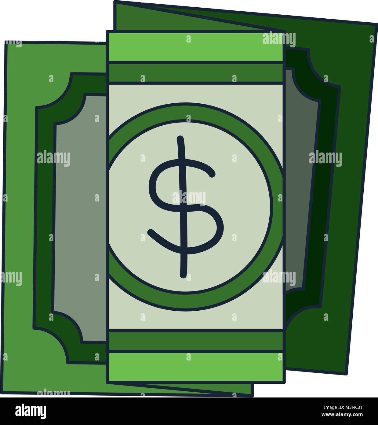 bill dollar money icon Stock Vector Image & Art - Alamy