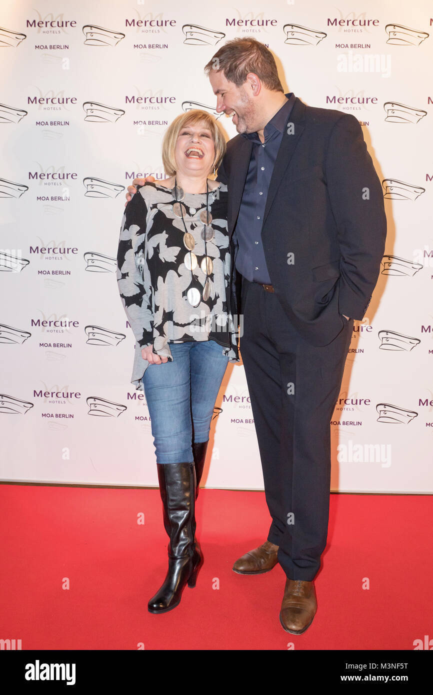 Mary Roos und Wolfgang Trepper beim 6. smago! Awards 2017 im Berliner Mercure Hotel MOA Stock Photo
