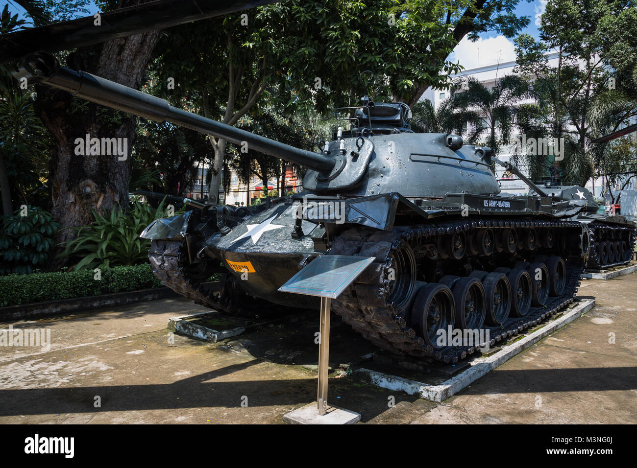 American military vehicles at the Vietnam war museum Stock Photo Alamy