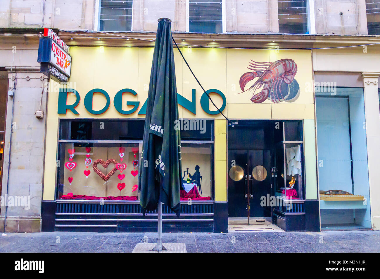 Exterior view of the famous Rogano Seafood Restaurant, Exchange Place