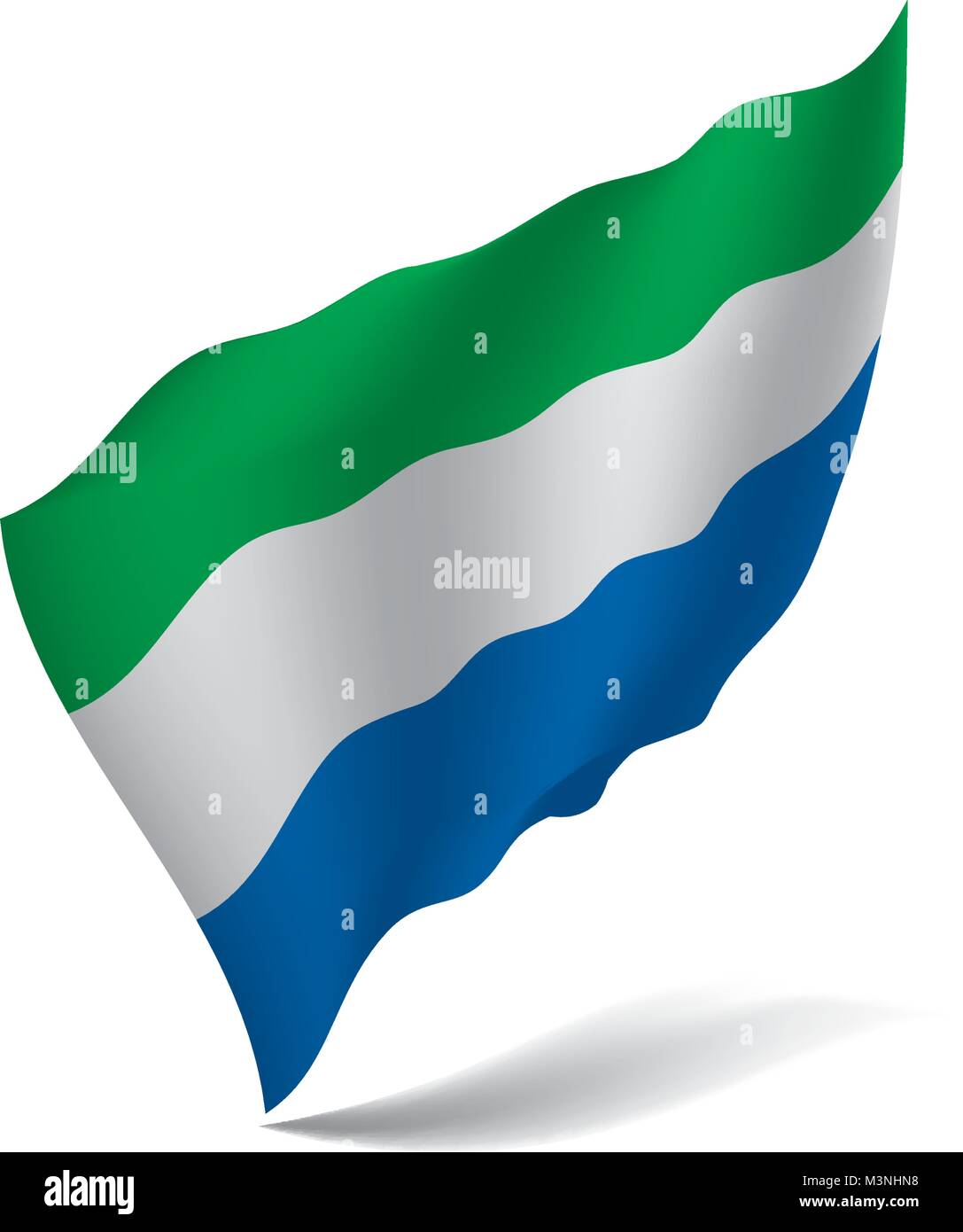 Sierra Leone flag, vector illustration Stock Vector Image & Art - Alamy