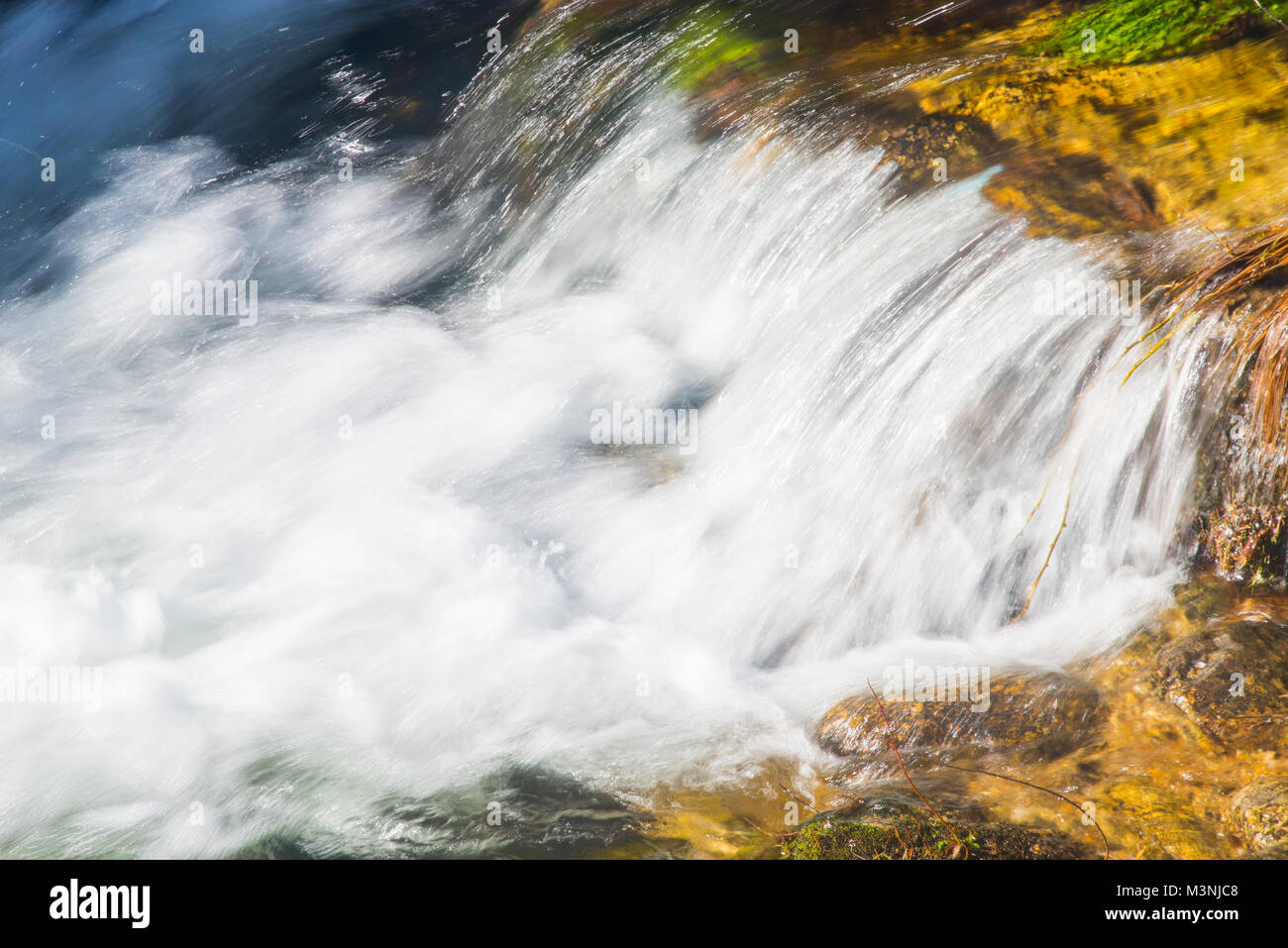 Water stream and cascade. Stock Photo