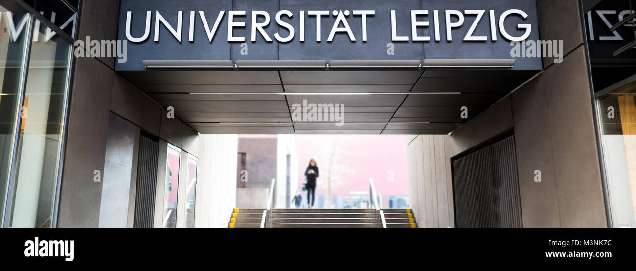 leipzig university sign germany Stock Photo Alamy