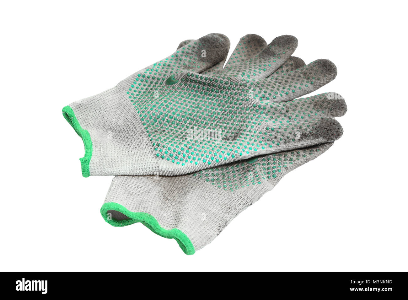 Dirty garden gloves Stock Photo Alamy