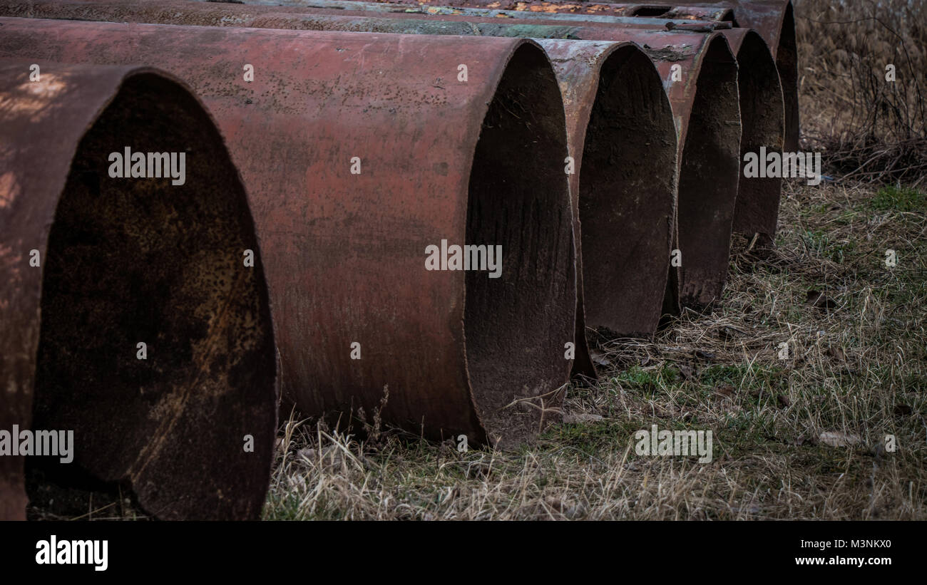Large metal tubes hi res stock photography and images Alamy