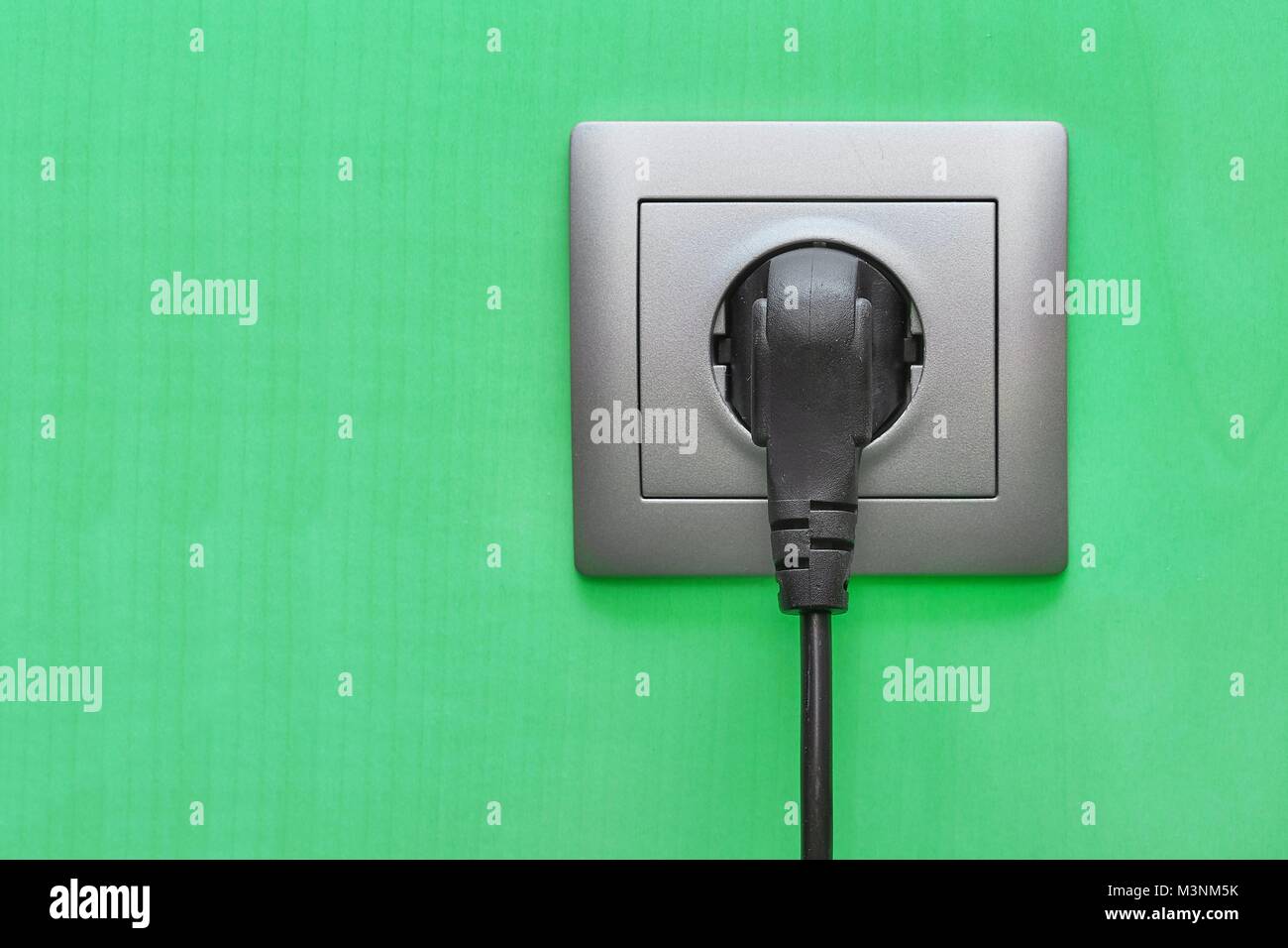 Electric Socket Closeup Stock Photo Alamy
