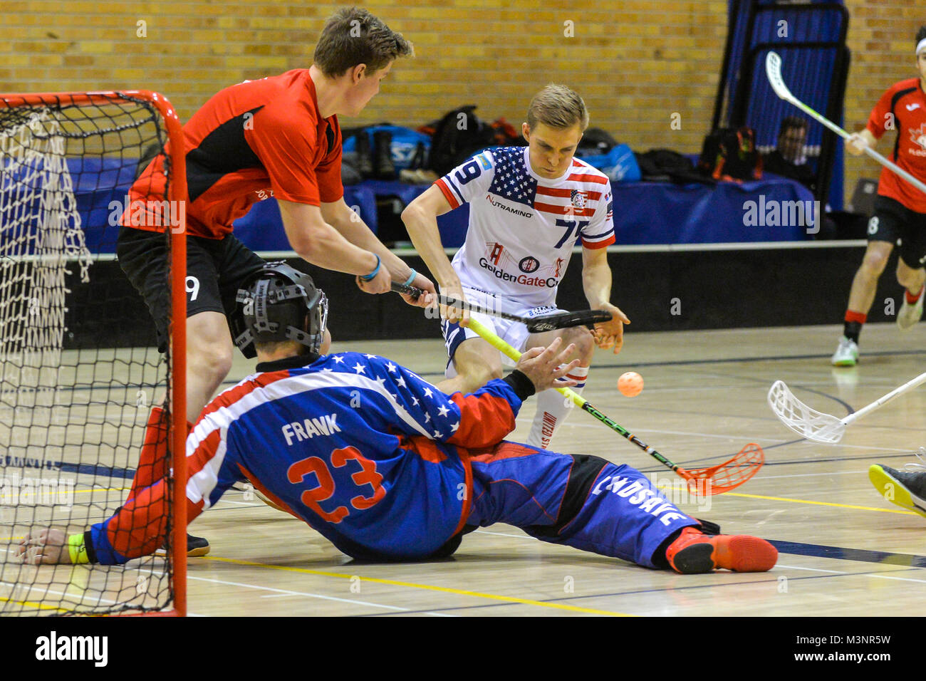 Floorball match hires stock photography and images Alamy