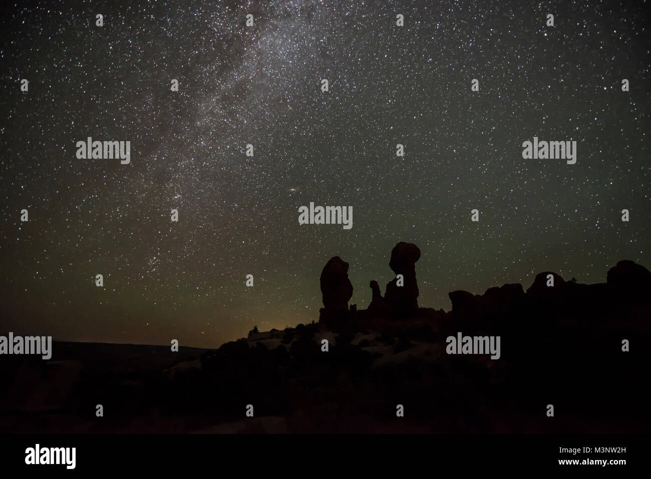 Milky Way from Garden of Eden Viewpoint. From the Garden of Eden