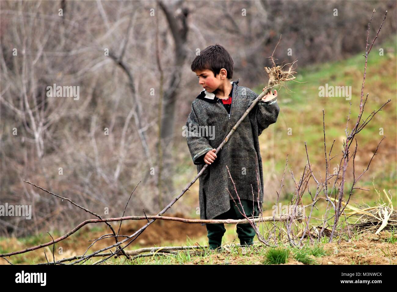 kashmiri boy, kupwara, Kashmir, India, Asia Stock Photo Alamy