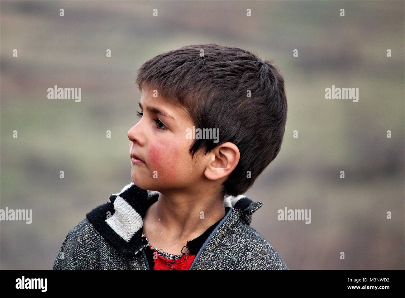 kashmiri boy, kupwara, Kashmir, India, Asia Stock Photo Alamy