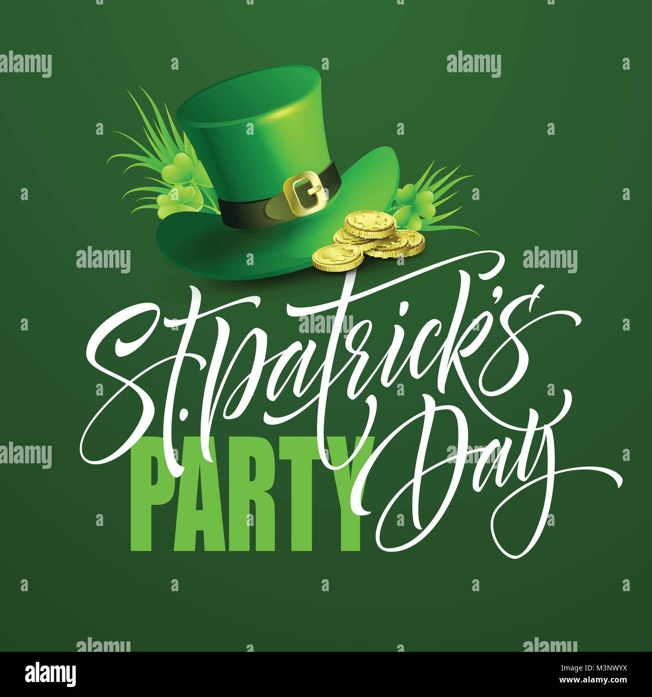 st patricks day poster vector