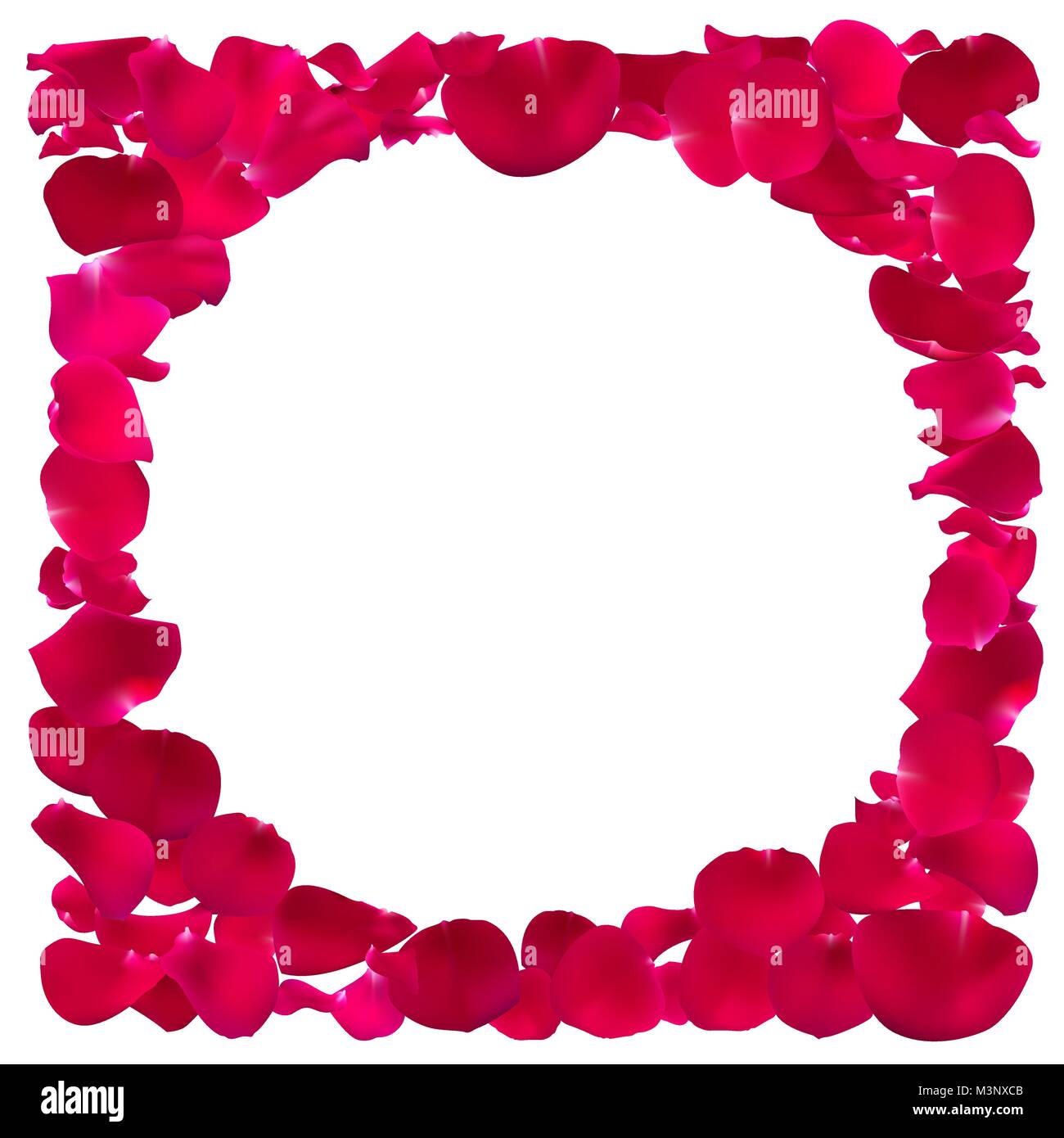 Rose petals falling Stock Vector Images Alamy