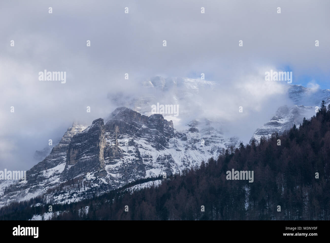 Mountain slope shrouded in hi-res stock photography and images - Alamy