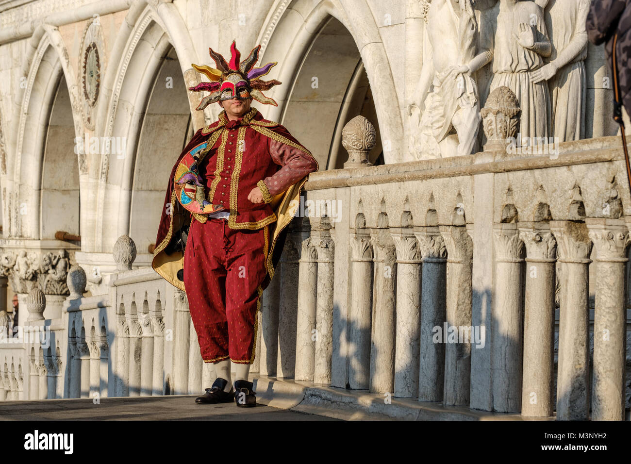 Venice carnival sun costume hi-res stock photography and images - Alamy
