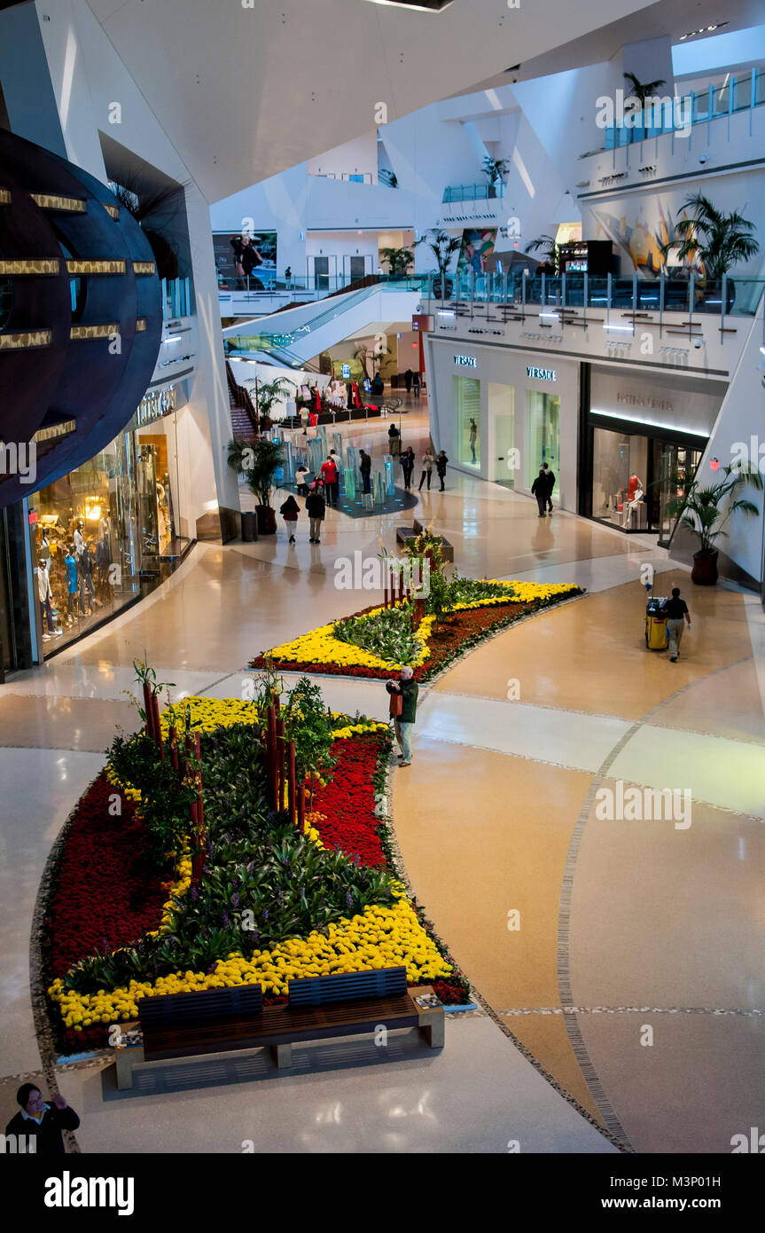 Las Vegas, Nevada. Crystals at City Center Shopping Mall and Crystals