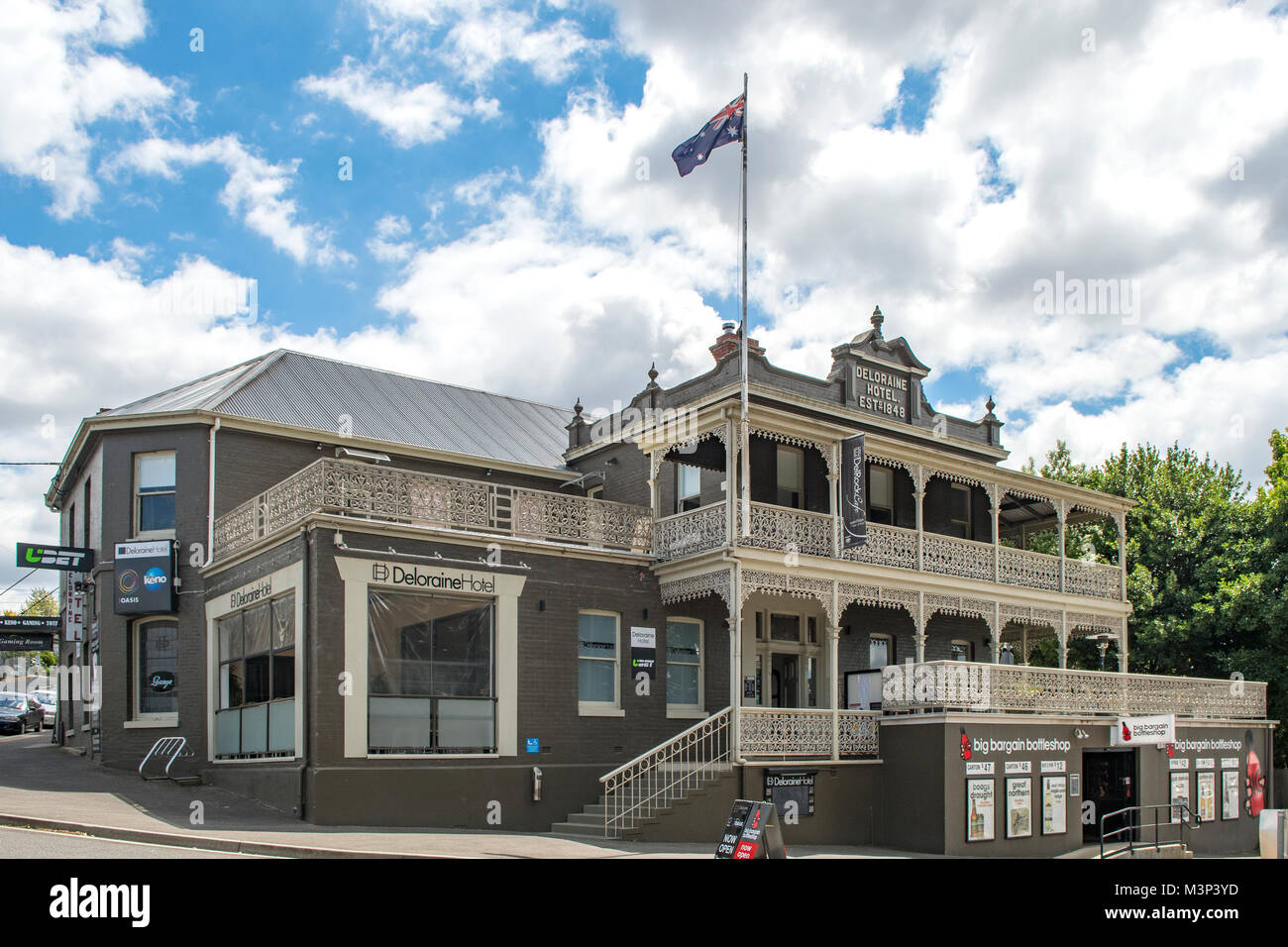 Deloraine Hotel, Deloraine, Tasmania, Australia Stock Photo