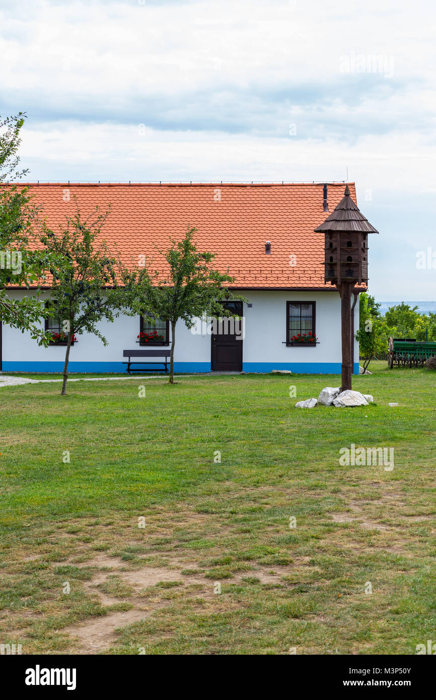 Traditional south Moravian architecture. Czech village with traditional