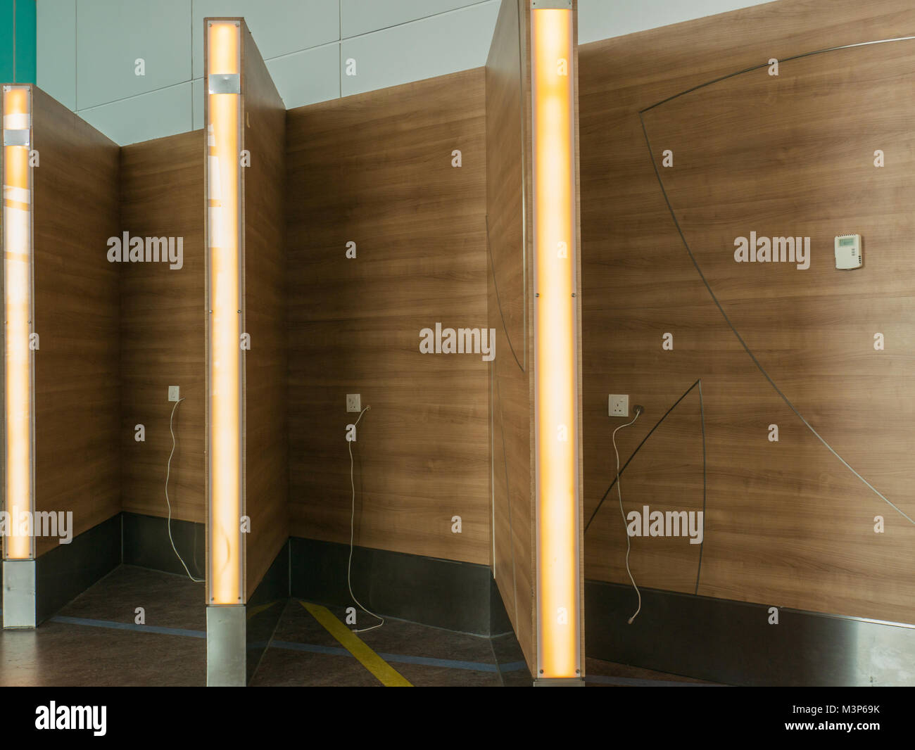 Airport Charging Station. Free Charging for Passenger in Departure Area