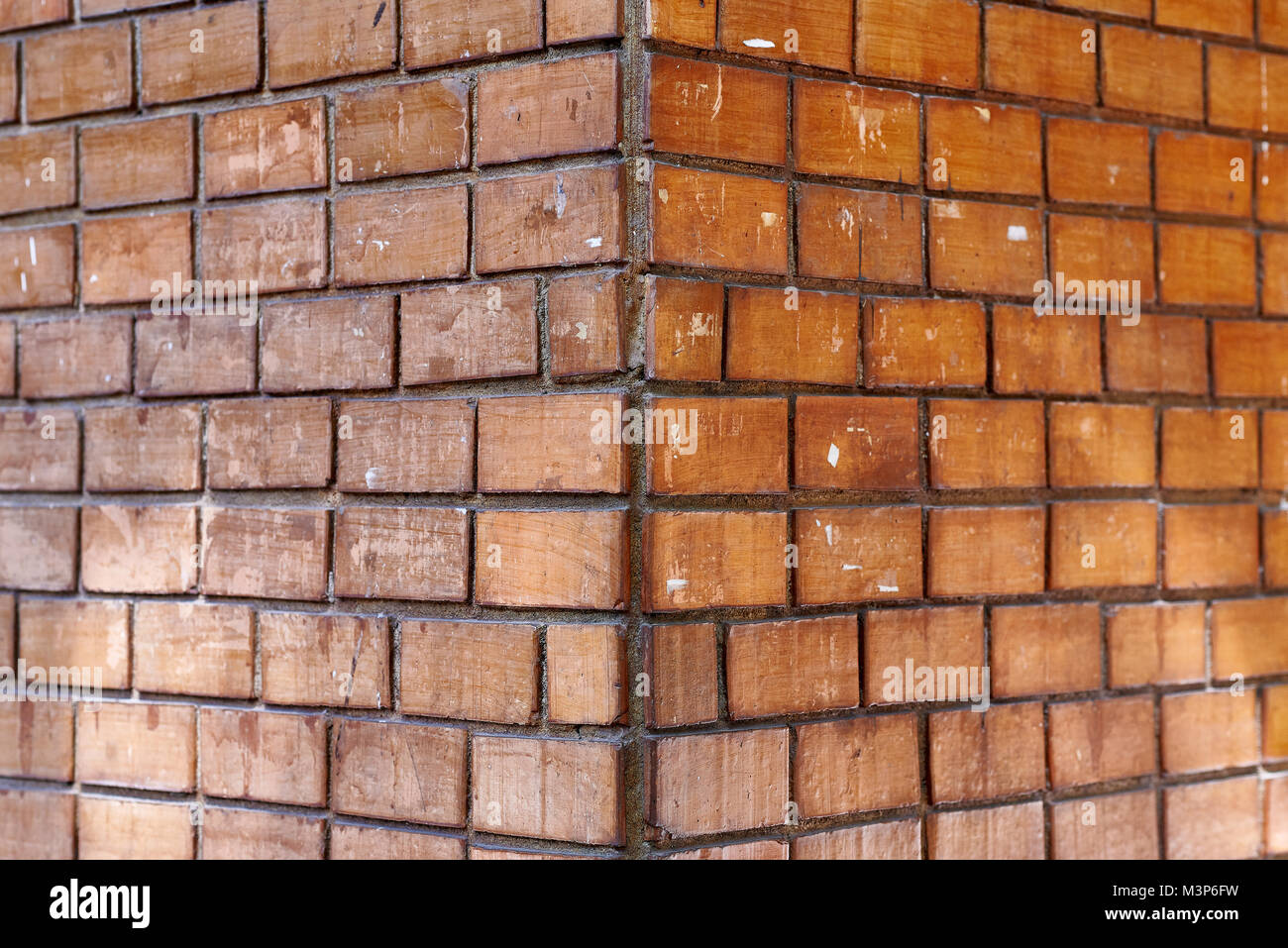 Two dimension of brick background wall Stock Photo